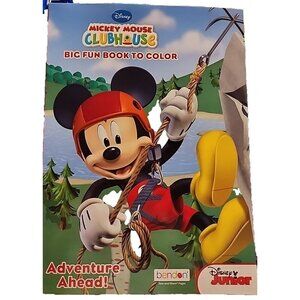 Mickey Mouse Clubhouse Big Fun Book To Color Adventure Ahead !